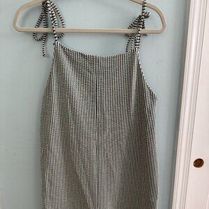 Texture & Thread (Madewell) - Striped Beach Romper - Never Worn
